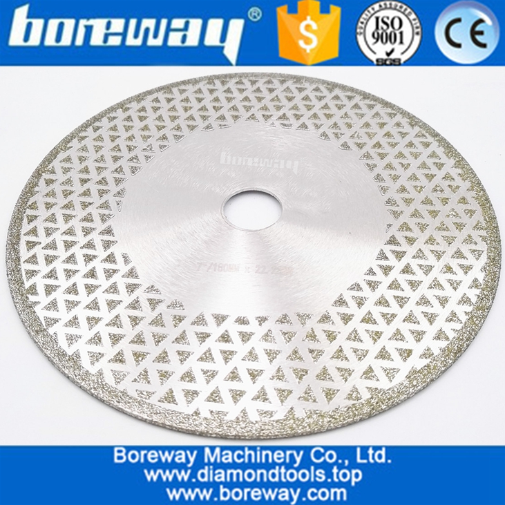 Laser welded diamond saw blade