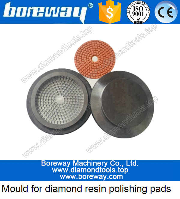 molds for diamond grinding and polishing pad