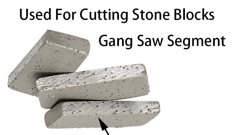Smooth Cutting Diamond Gang Saw Segment For Stone88