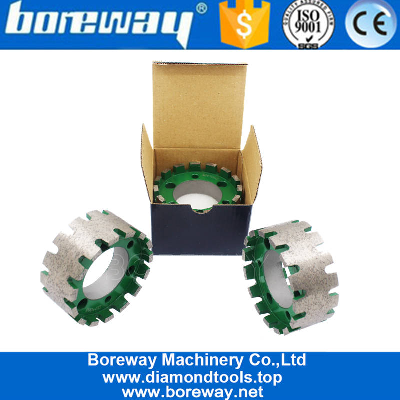 Boreway Factor Price 90mm Diamond Standard Stubbing Wheel For CNC Machine