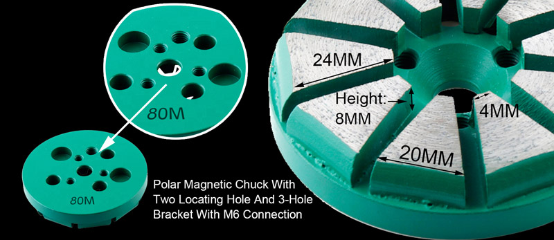 Factory Supply Polar Magnetic Chuck Metal Pads