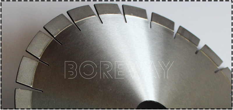 Silent Type Diamond Granite Saw Blade With Arix Cutting Segment088