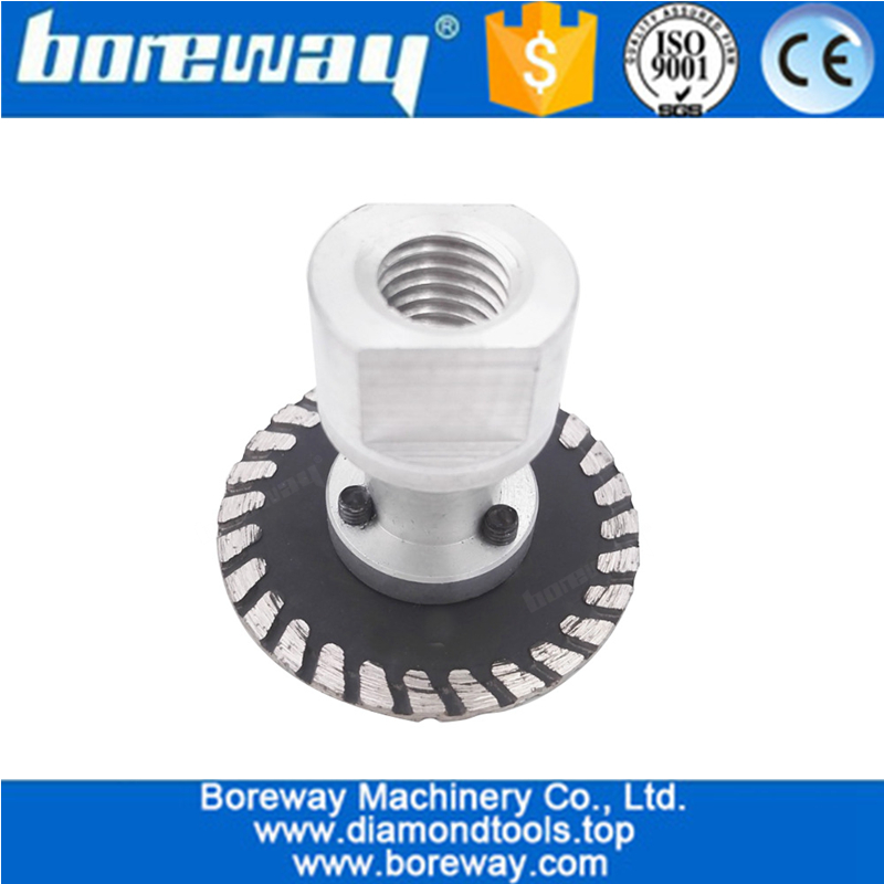 Hot pressed mini diamond blade cutting granite marble disc wheel with removable M14 flange