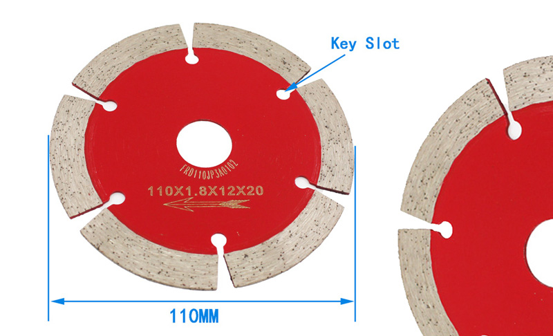 Key Slot Segmented Small Circular Diamond Cutters Tools Diamond Sandstone Disc Disk Blade For Asphalt Suppliers