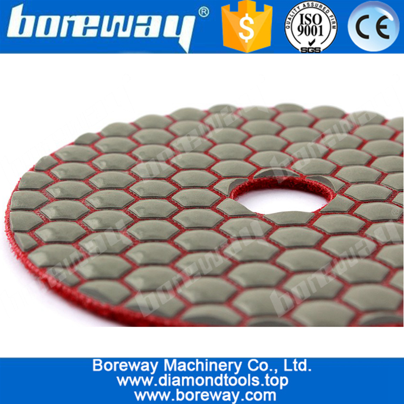 4inch dry diamond resin bond polishing pad for polishing granite