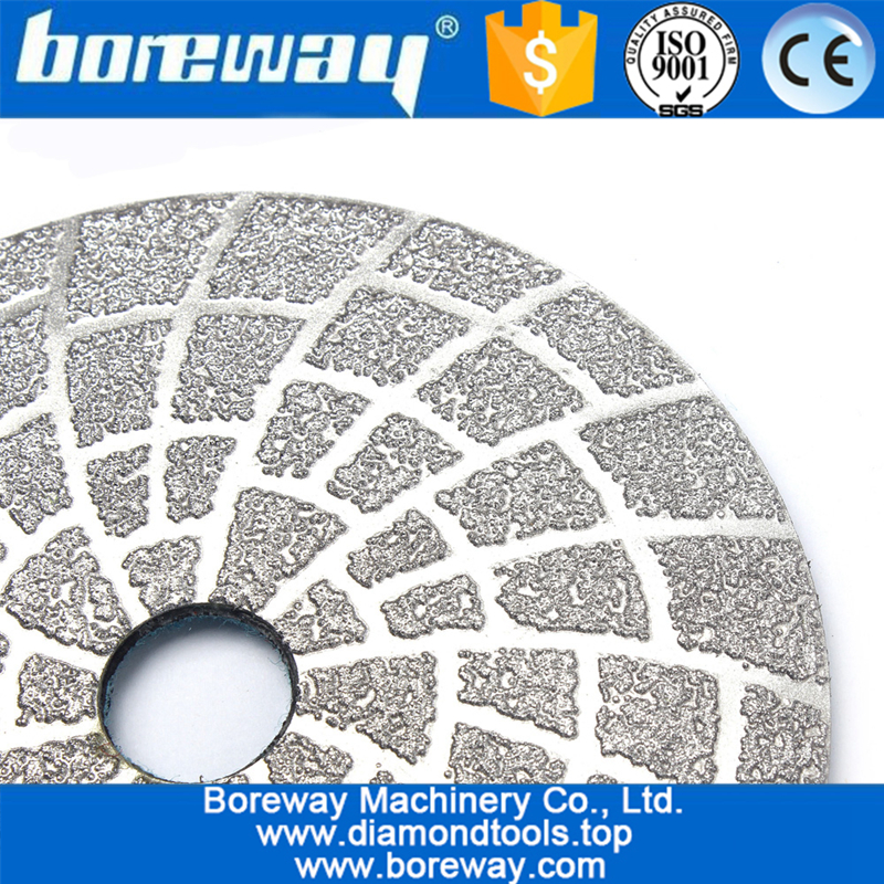 Vacuum Brazed Diamond Polishing Pads and Diamond Grinding Disc Sanding Pads