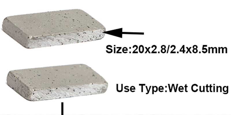 Diamond Gang Saw Segment For Marble Block