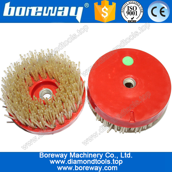 round diamond qntique diamond grinding brush for stone