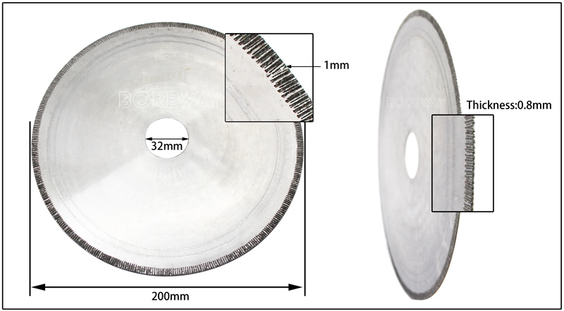 Electroplated Diamond Saw Blade For Jade 05