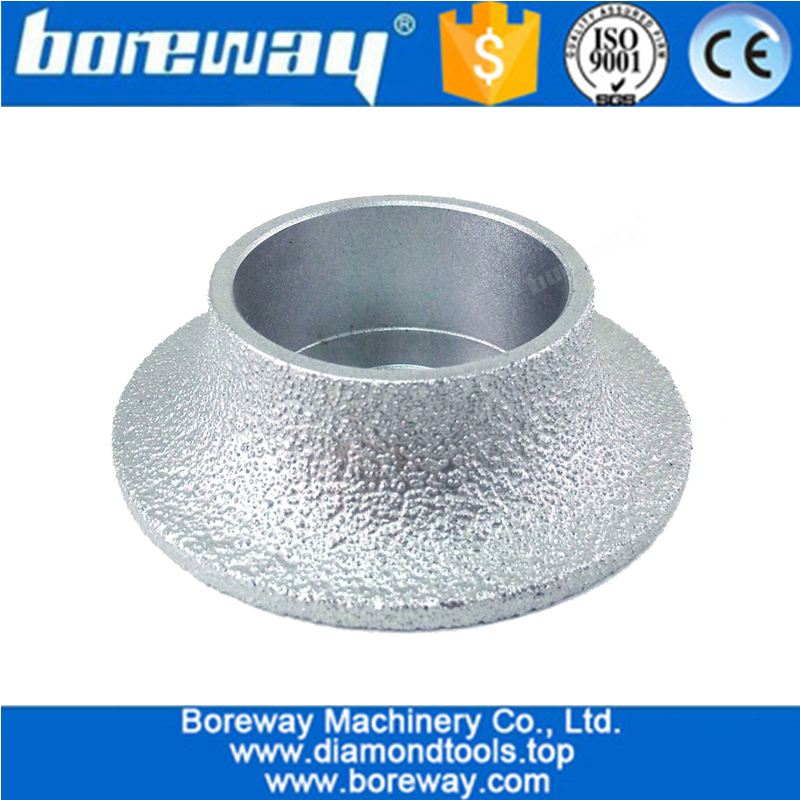 Vacuum Brazed Diamond Grinding Wheel for Demi-bullnose edge profile