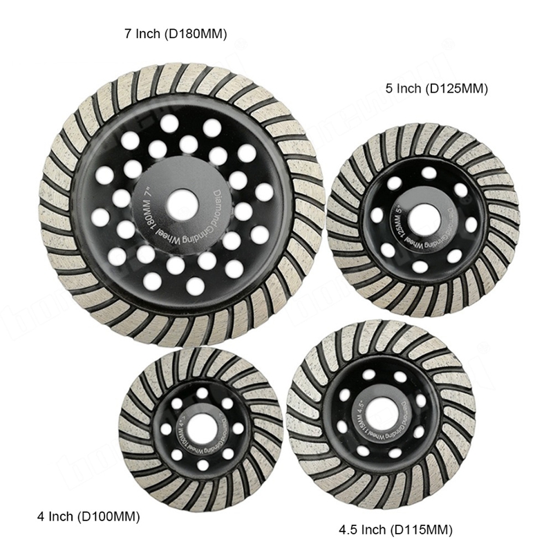 5 Inch Diamond Turbo Row Grinding Cup Wheel 