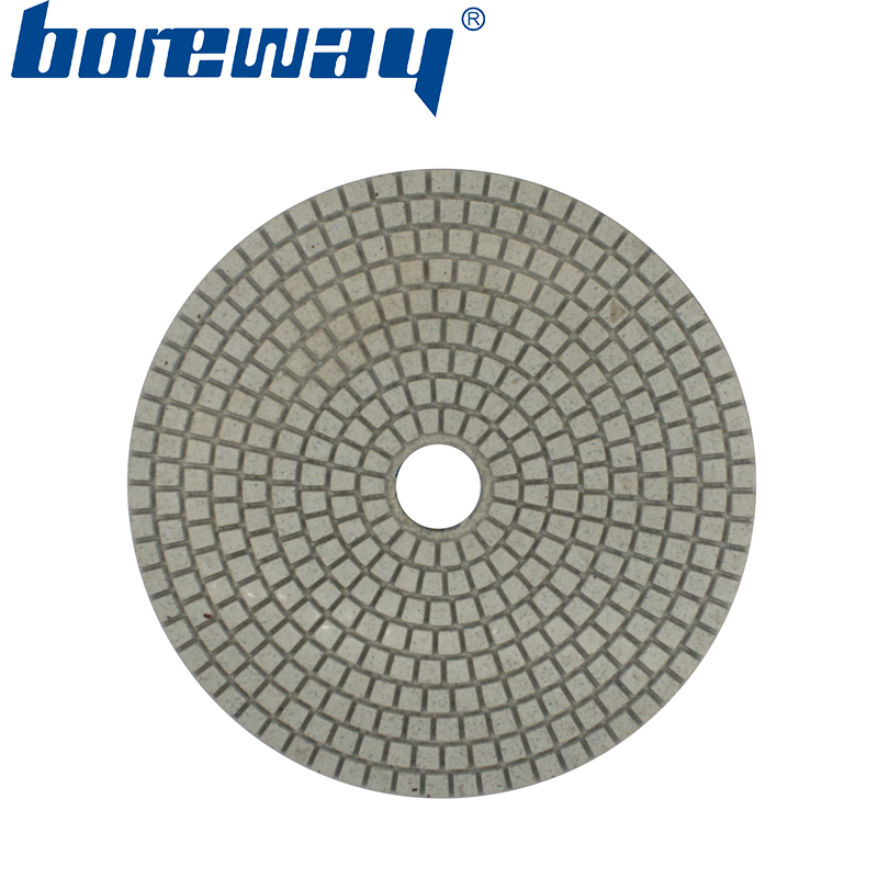 6inch 150mm 7 steps wet use square type diamond polishing pads