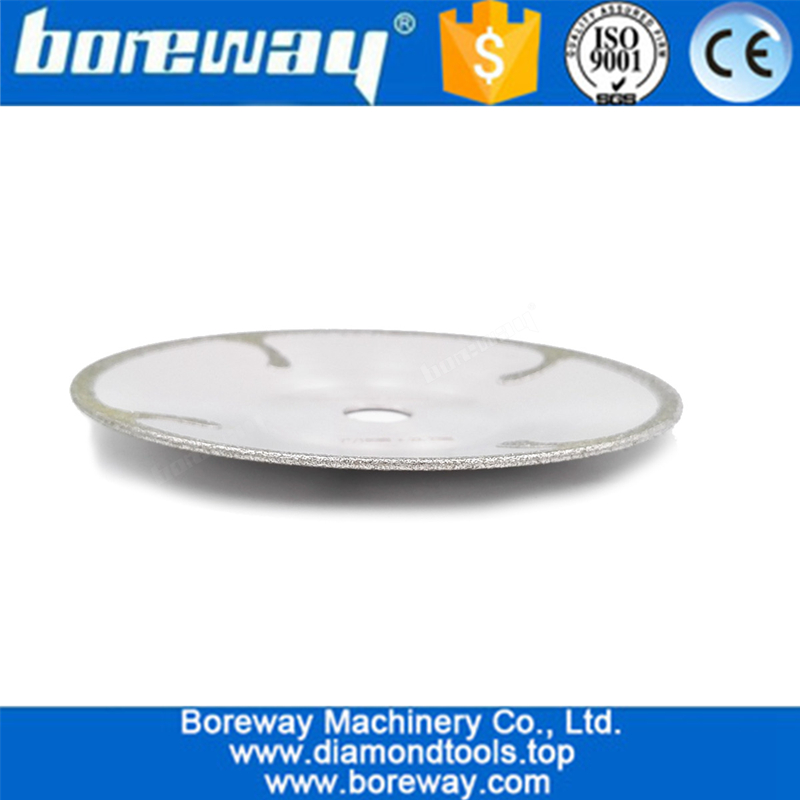 Bowl-shaped Electroplated diamond cutting disc with Protection wholesale diamond saw blade