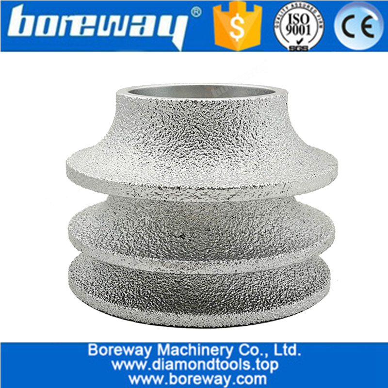 Vacuum Brazed Diamond Grinding Wheel for Demi-bullnose edge profile