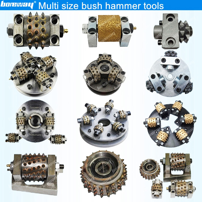 Factory Price Bush Hammer Diamond Litchi Surface Head