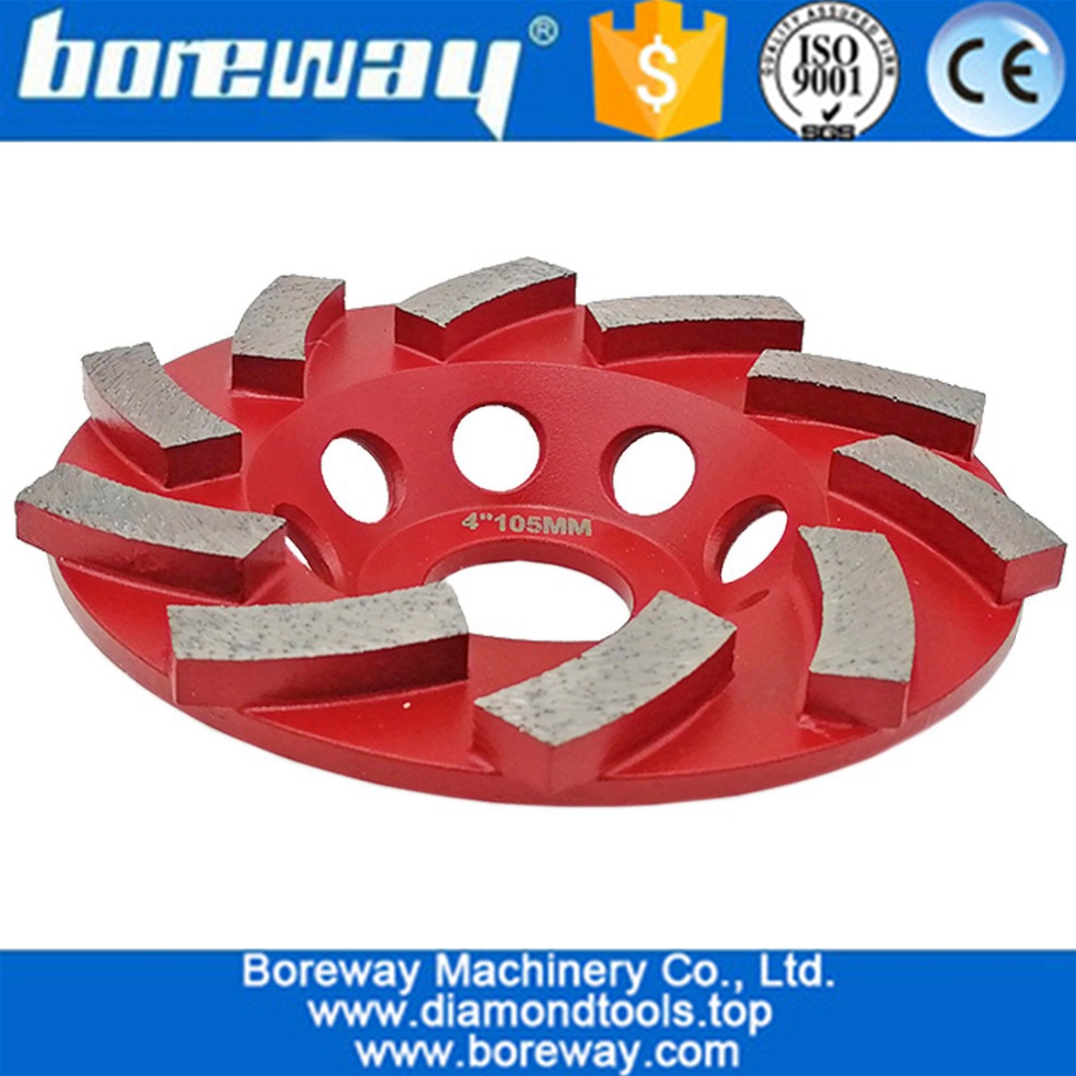 Welded Diamond Segmented Turbo Grinding Cup Wheel Diamond Turbo Grinding Wheel