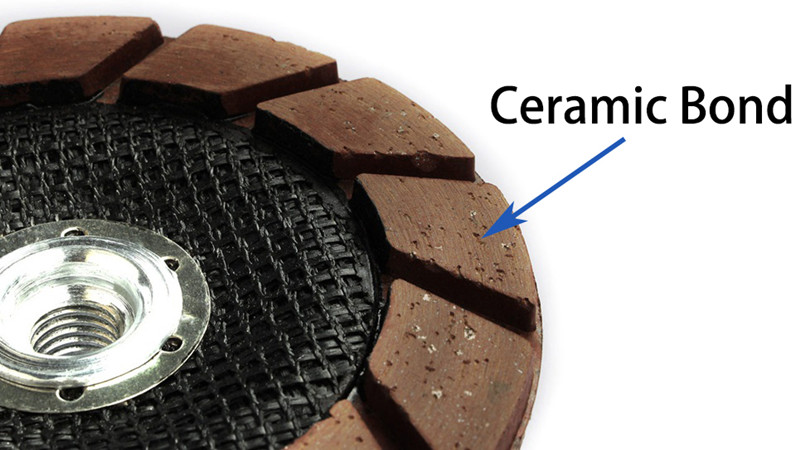 5 Inch ceramic bond diamond edge grinding wheel