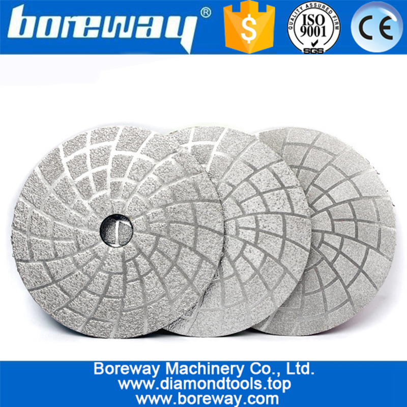 Vacuum Brazed Diamond Polishing Pads and Diamond Grinding Disc Sanding Pads