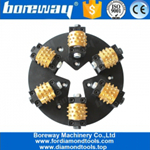 Boreway Superior Quality HTC 270MM 45S Teeth Diamond Litchi Surface Plate With 6 Roller Manufacturer