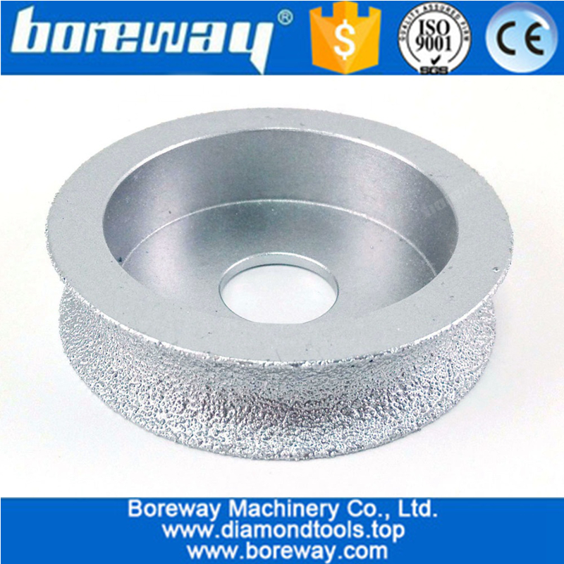 Vacuum Brazed Diamond hand profile wheel Diamond Grinding Cup Wheel