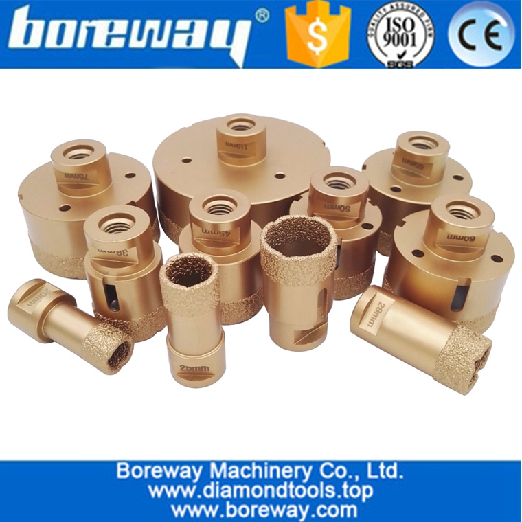 Vacuum Brazed Diamond Core Bit for glass,ceramic and porcelain