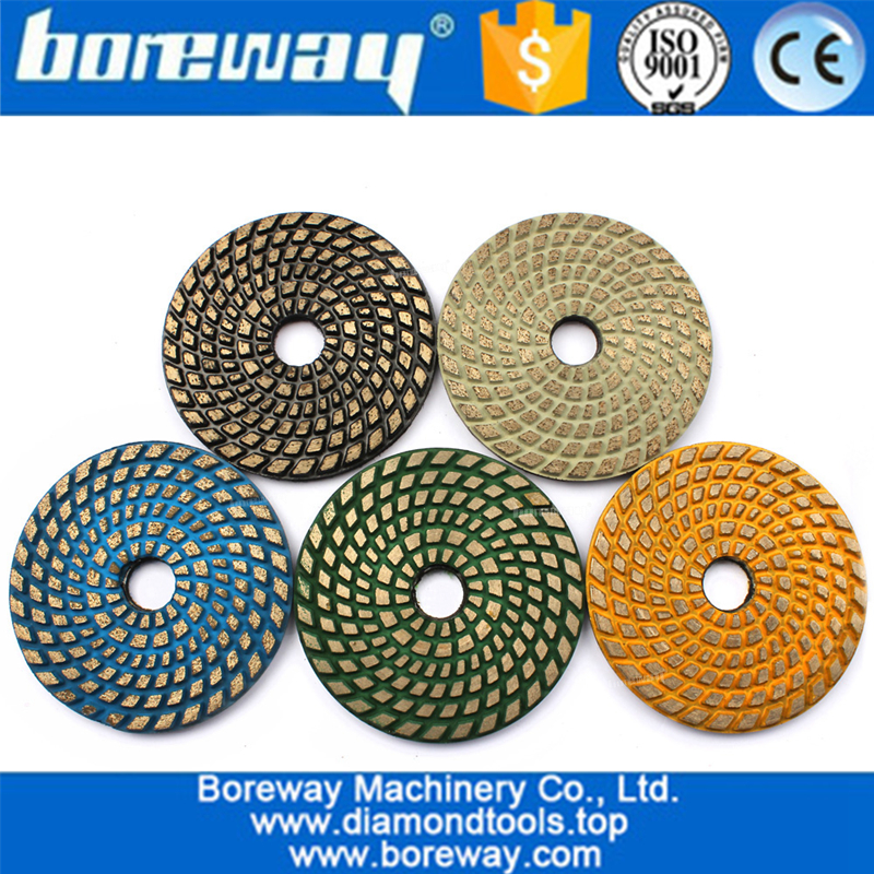 4inch Concrete Floor Grinding Disc Diamond Sintered Metal Dry Used For Floor grinder 