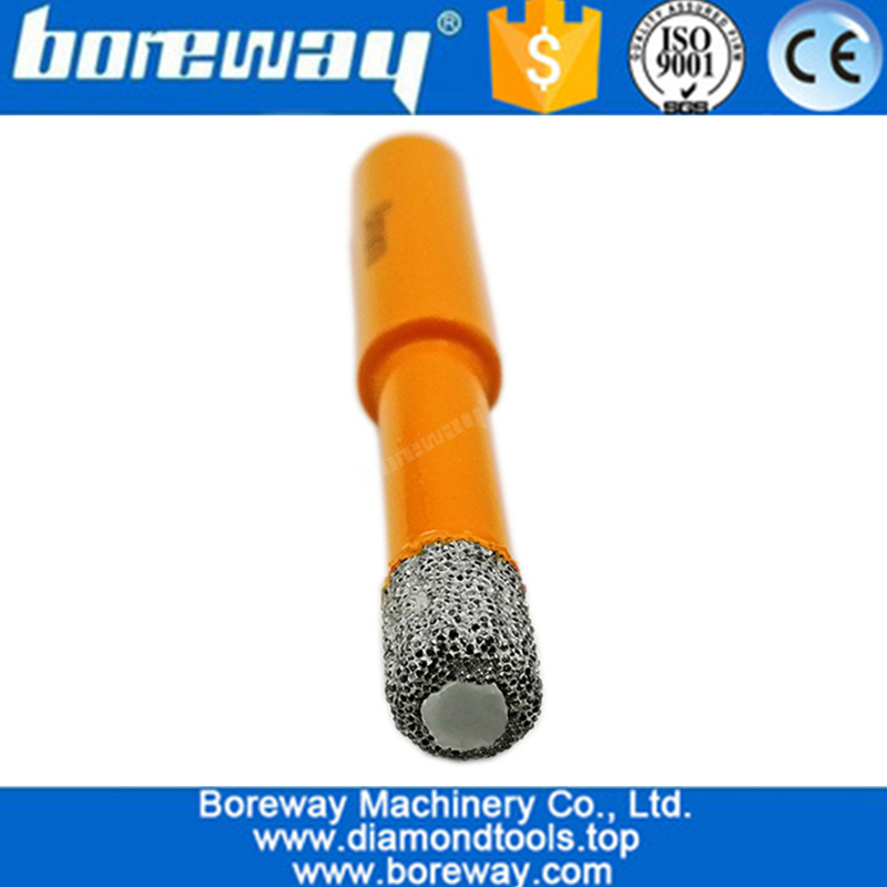 Dia 8mm Vaccum Brazed Diamond Core Drill Bit 10mm Round Shank Dry Drilling 02