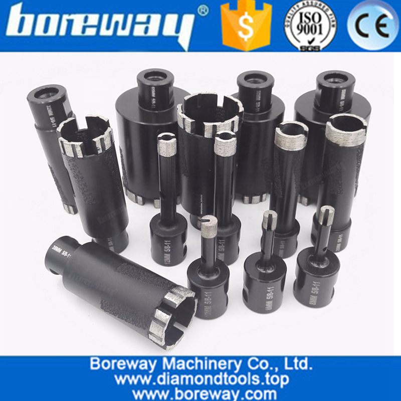 Laser Welded Diamond core bits Drilling stone concrete block 6mm-65mm Diamond drill Core Bits