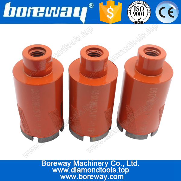 brazing protective layer dry use diamond core drill 