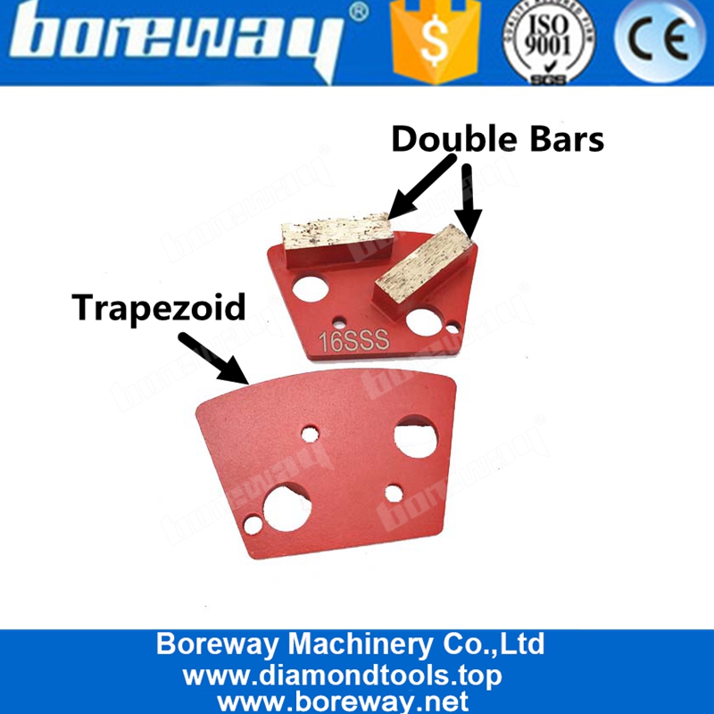 Trapezoid Two Bars Metal Bond Disc