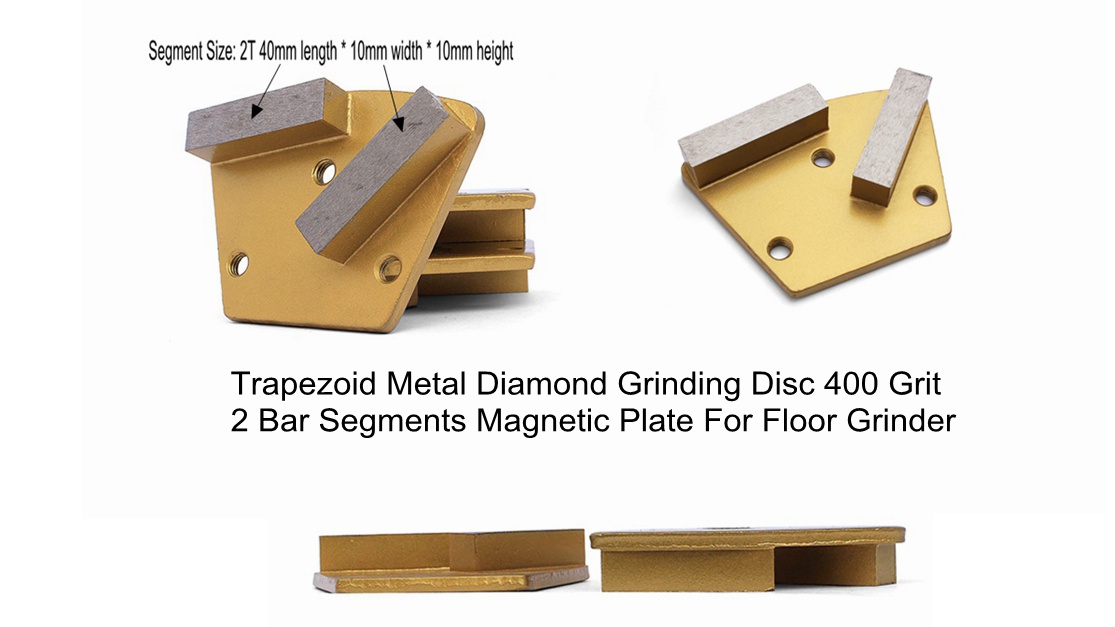 Trapezoid Metal Diamond Grinding Disc For Floor Grinder