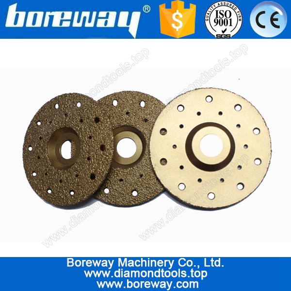 vacuum brazed flat-shape cup grinding wheel