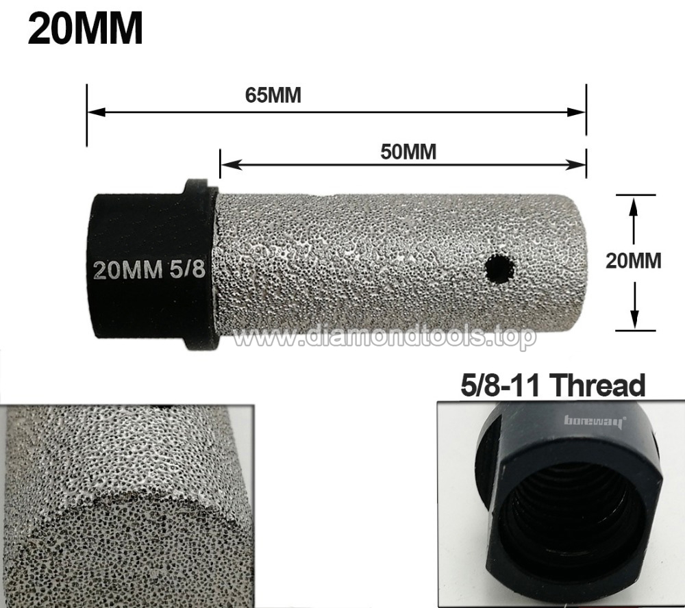 Vacuum Brazed CNC Diamond Finger Bits-Diamond Milling Cutter-Vacuum Brazed Diamond stone finger bits