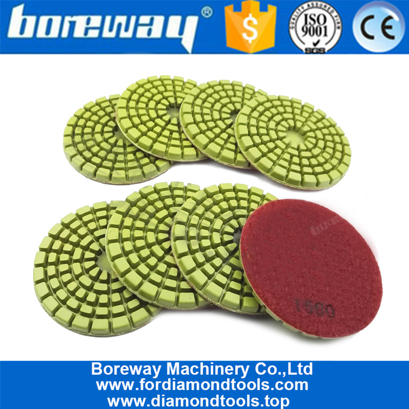 4inch Floor Renew Sanding Discs Repairing for Beton diamond resin bond floor polishing pads