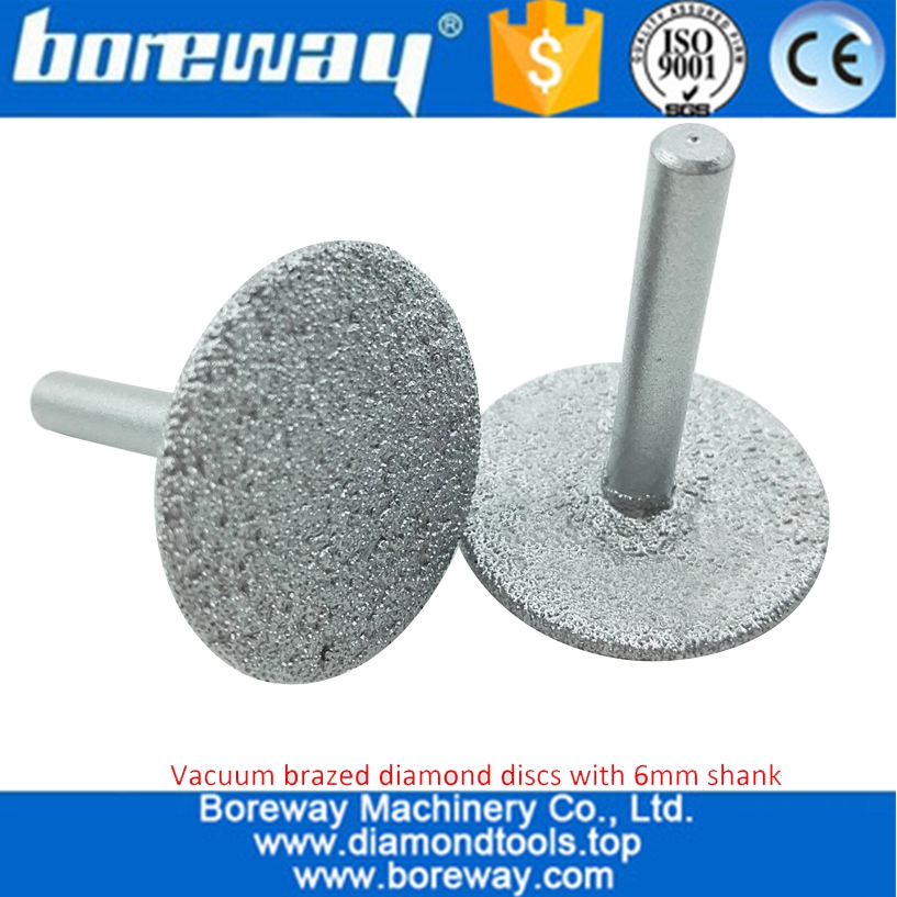 Dia. 35mm Vacuum Brazed Diamond Engraving Bits Cutter Rotary Burrs, Stone Diamond Carving Bits