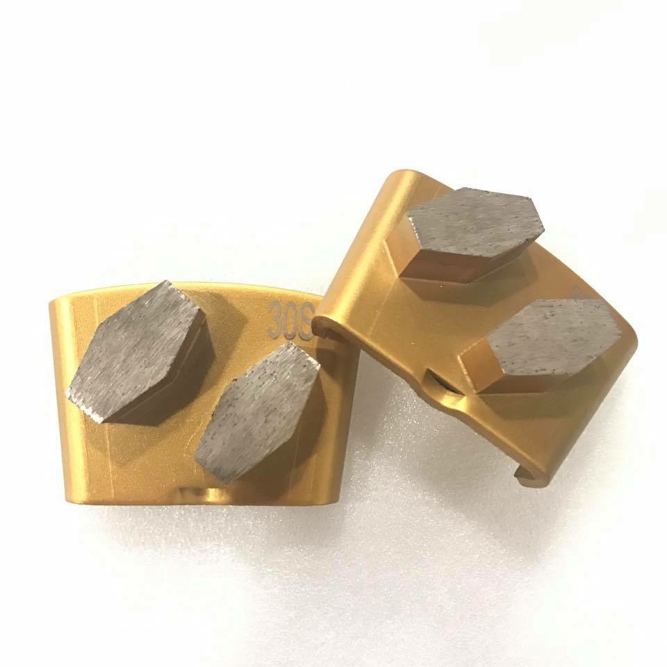 HTC Diamond Tools Concrete Grinding Wing With Double Hexagonal Segments