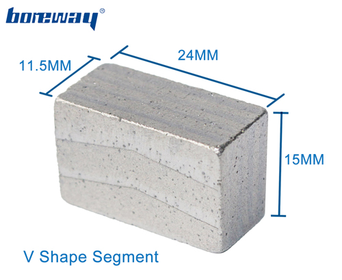 Cold press diamond tools of segments