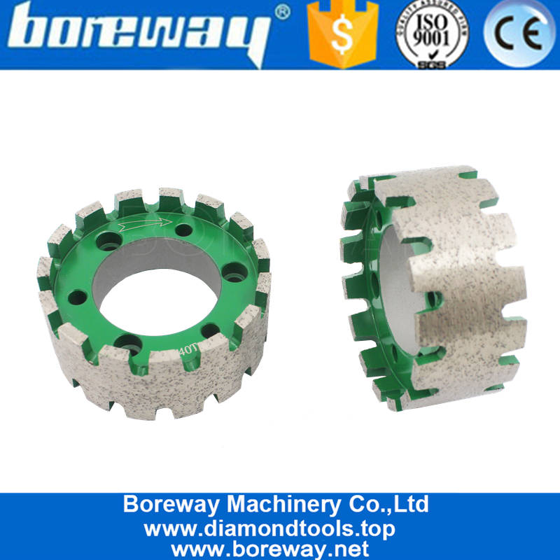 Boreway Factor Price 90mm Diamond Standard Stubbing Wheel For CNC Machine