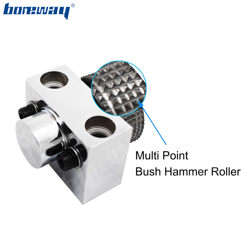 Boreway Tungsten Sandblasting Litchi Finish Bush Hammer Roller For Concrete And Stone Floor Grinding Suppliers