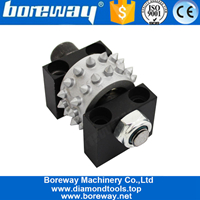 Boreway Diamond Bush Hammer Rollers For Grinding Stone Granite Marble Concrete 