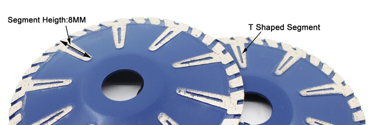 1pcs Dry Wet Turbo Rim Curved Saw Blade