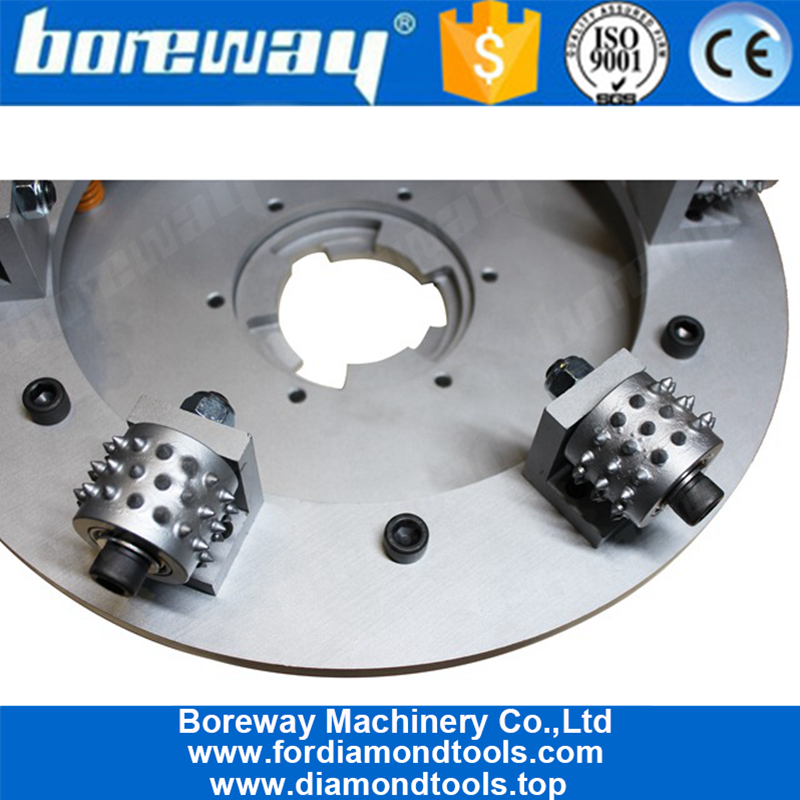 Boreway Hot Sell Rotary Bush Hammer Plate for Granite for Stone Grinding