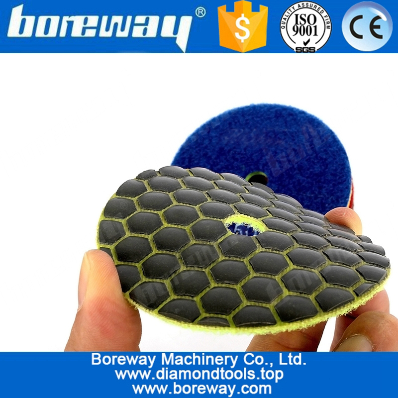 flexible polishing pad for granite marble