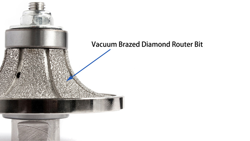 vaccum brazed diamond router bit