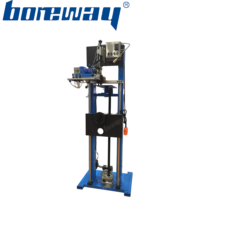 Semi-automatic welding frame rack for diamond saw blade