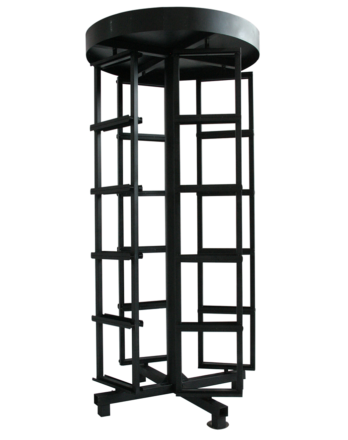 Stone slab display rack for exhibition and office