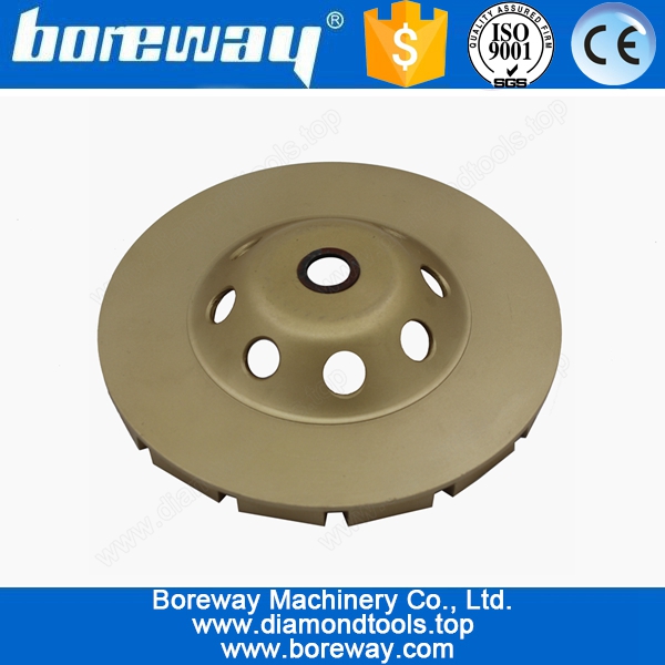 180mm双层刀头碗磨磨硬混凝土