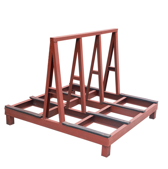 Finished or semi-finished stone slab stroage rack for ware house