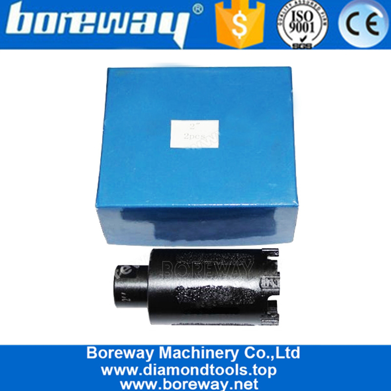 Manufacturer of 20MM-128MM Vacuum Brazed Diamond Dry Core Bits