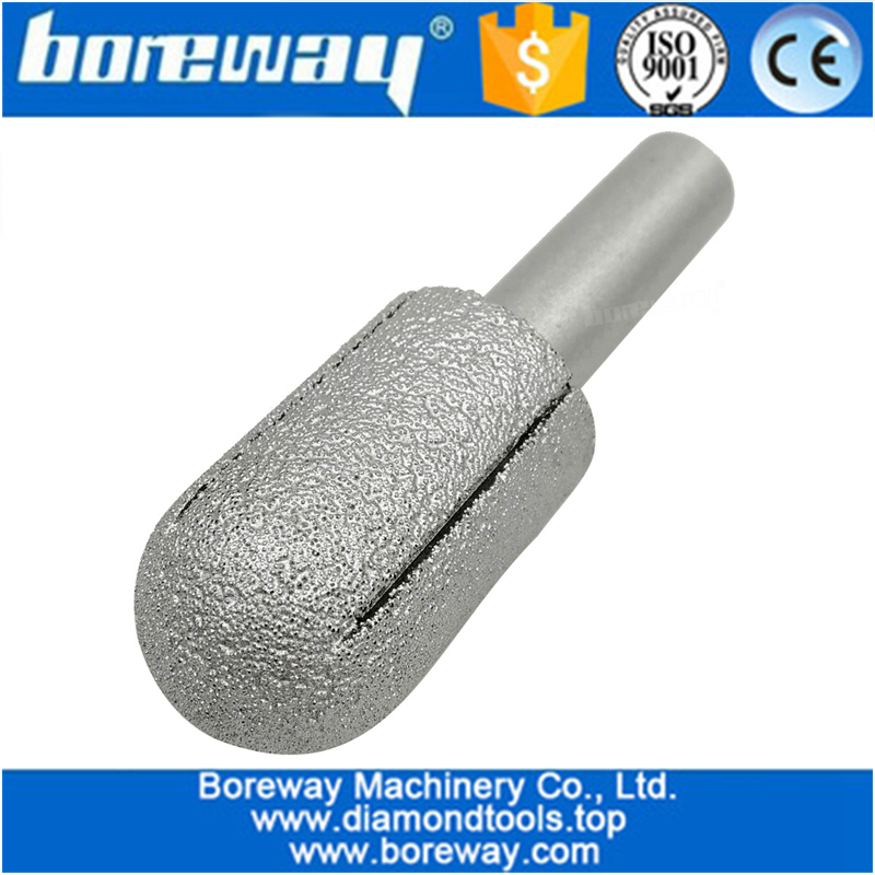Vacuum Brazed Diamond Router Bits for Granite Marble Router Cutter with 1/2